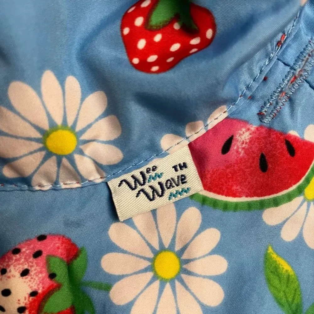 wee wave baby girls reversible watermelon‎ sun hat